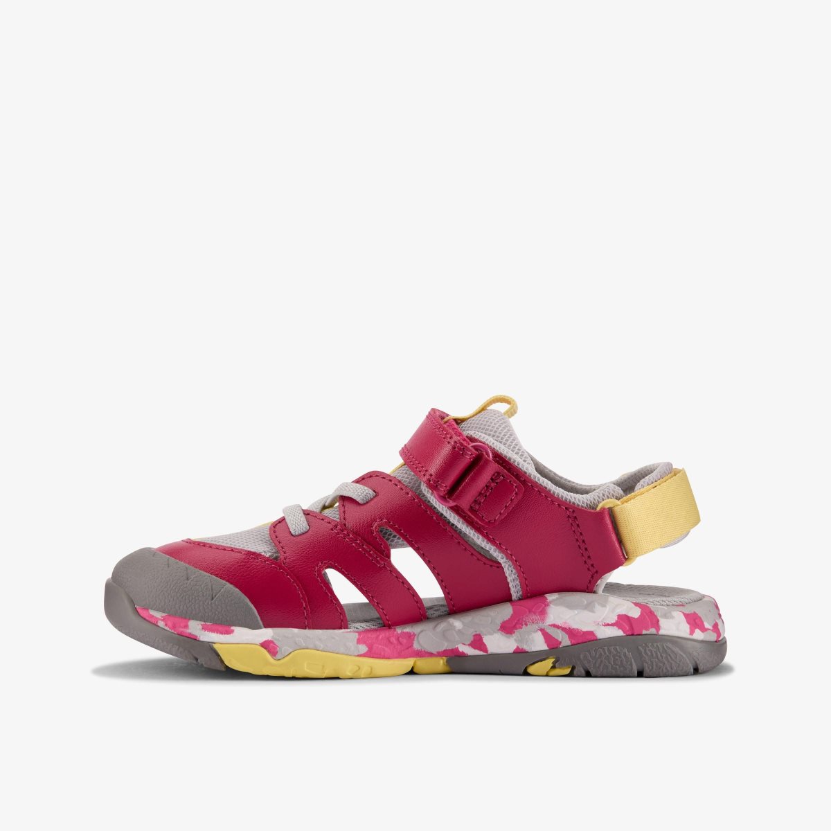 Sandalias Clarks Steggy Roar Kid Pink Combination Niños Rosas | TFIX-28036