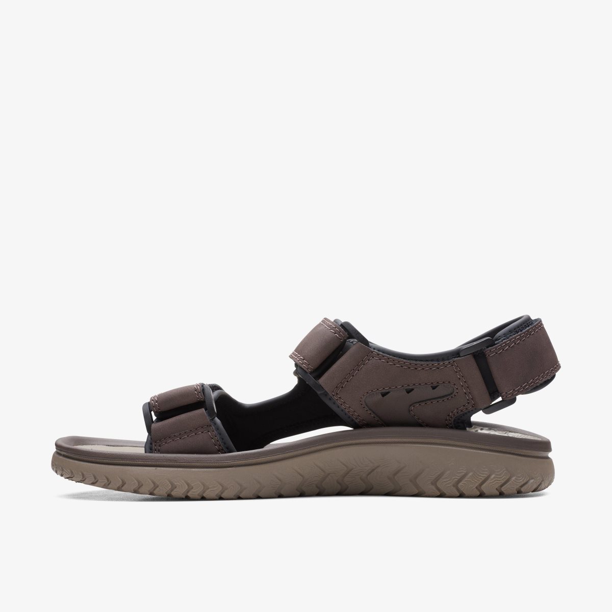 Sandalias Clarks Wesley Bay Brown Hombre Marrones | KMDI-36279