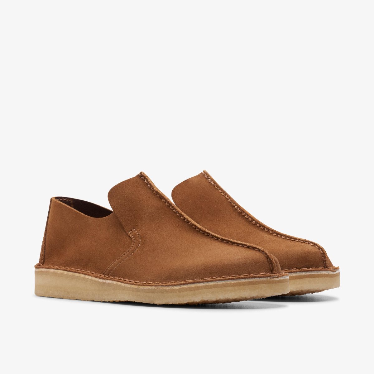 Slip On & Loafers Clarks Desert Mosier Cola Suede Hombre Cola | XHYQ-37465