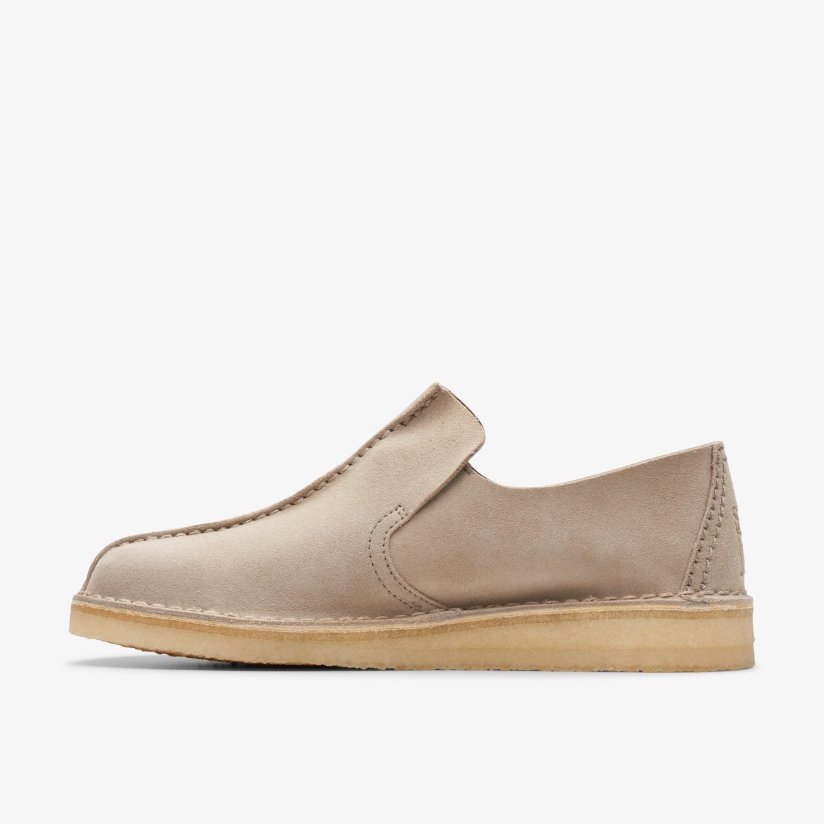 Slip On & Loafers Clarks Desert Mosier Sand Suede Hombre Marrones | QIPA-16540