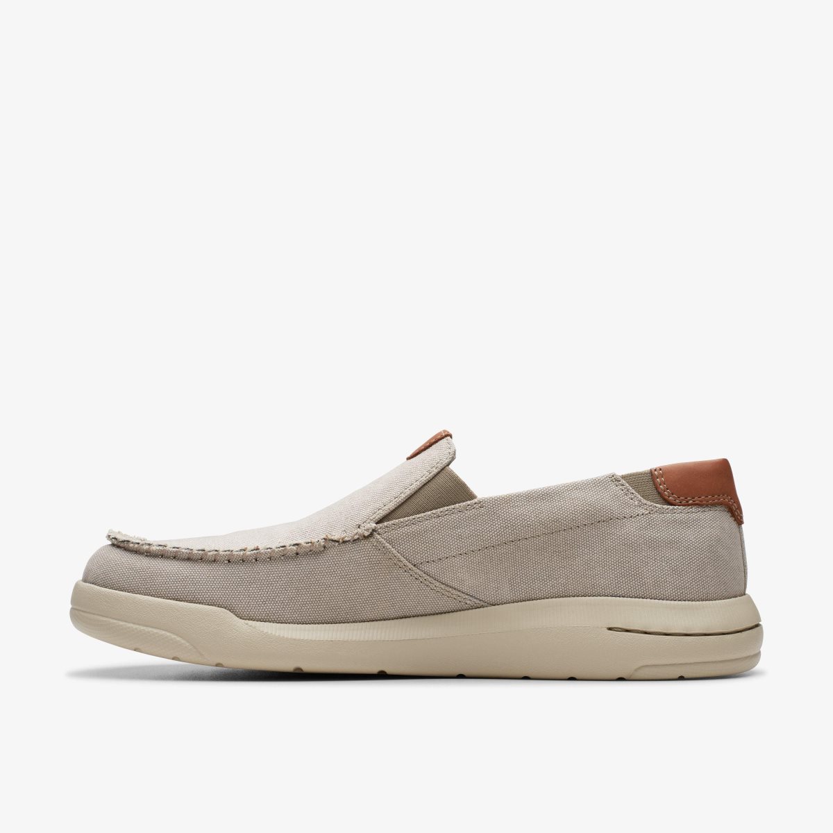 Slip On & Loafers Clarks Driftlite Step Light Grey Combination Hombre Gris Claro | JGNL-74063