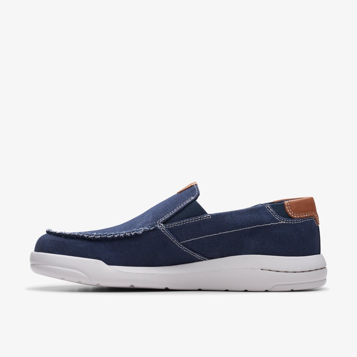 Slip On & Loafers Clarks Driftlite Step Navy Combination Hombre Azul Marino | YEDW-47053