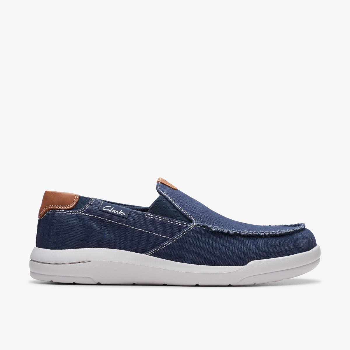 Slip On & Loafers Clarks Driftlite Step Navy Combination Hombre Azul Marino | YEDW-47053