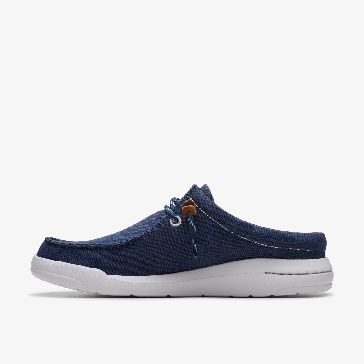 Slip On & Loafers Clarks Driftlite Surf Navy Canvas Hombre Azul Marino | QMZU-34257