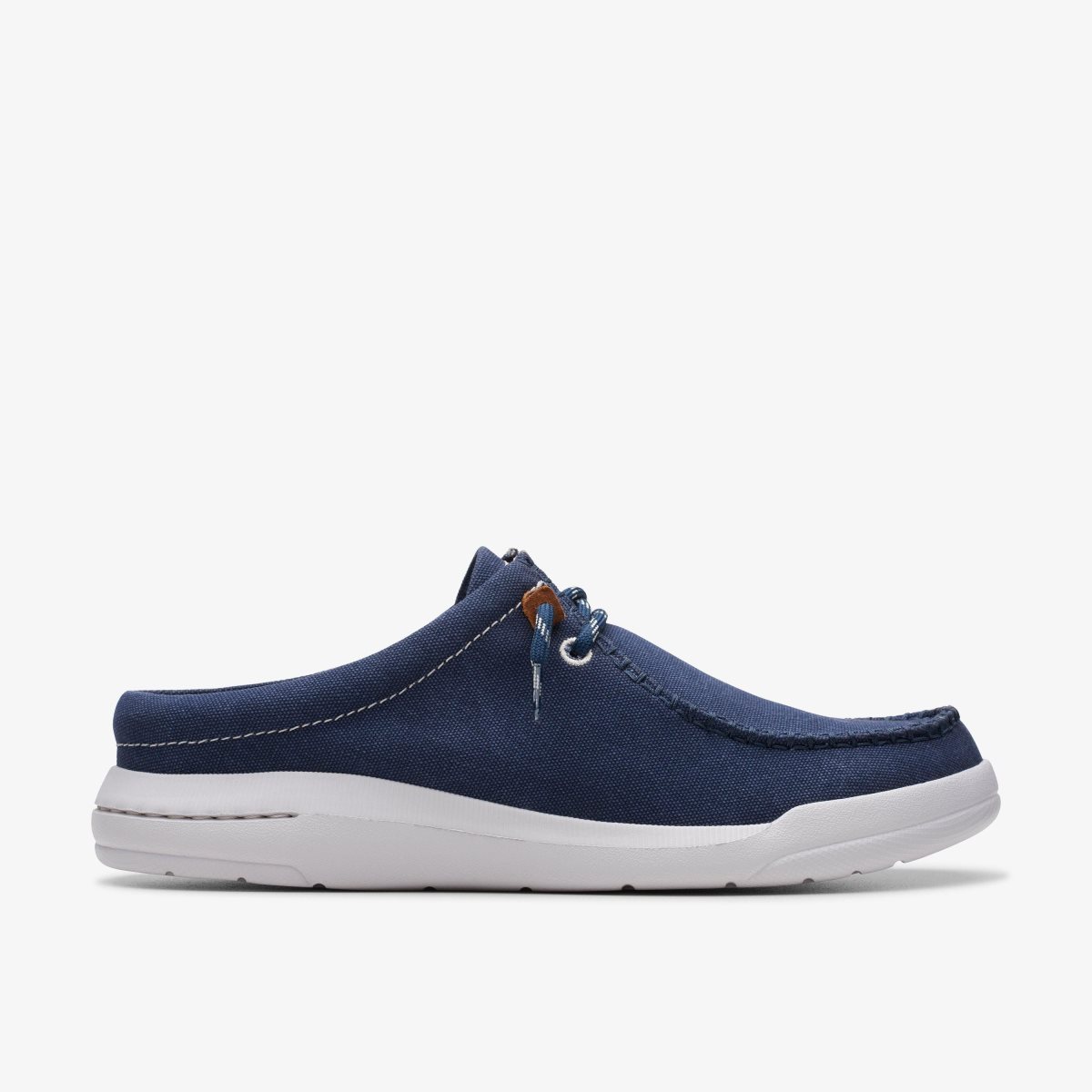 Slip On & Loafers Clarks Driftlite Surf Navy Canvas Hombre Azul Marino | QMZU-34257