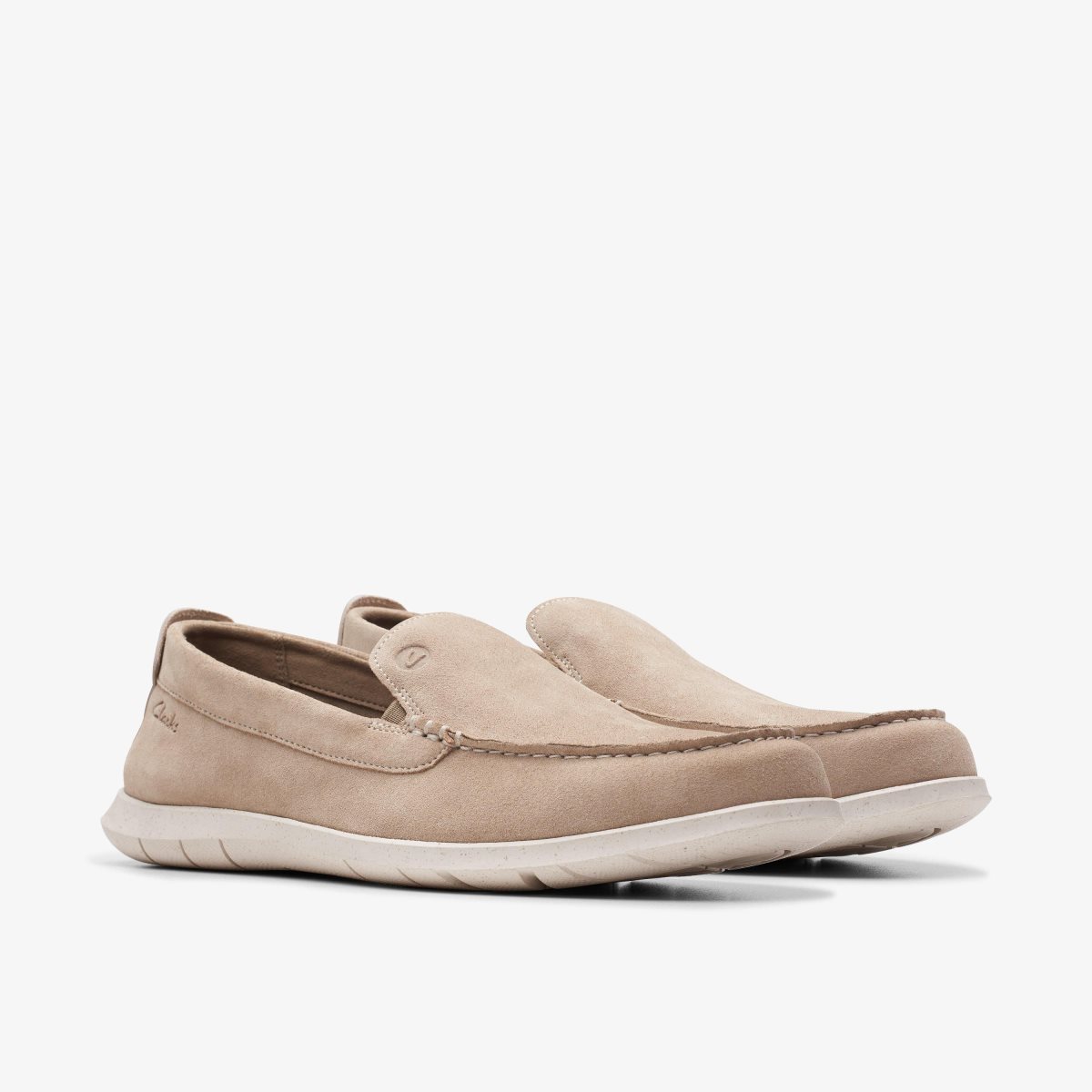 Slip On & Loafers Clarks Flexway Step Sand Suede Hombre Marrones | DUBX-75382