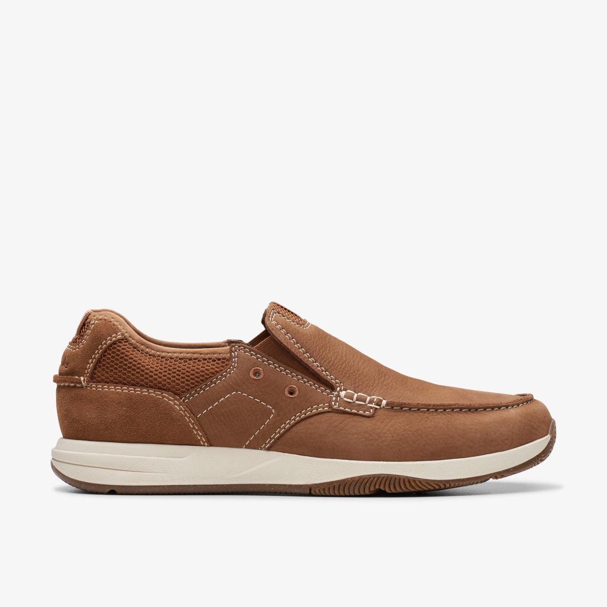 Slip On & Loafers Clarks Sailview Step Light Tan Nubuck Hombre Marrones Claro | OQJZ-30624