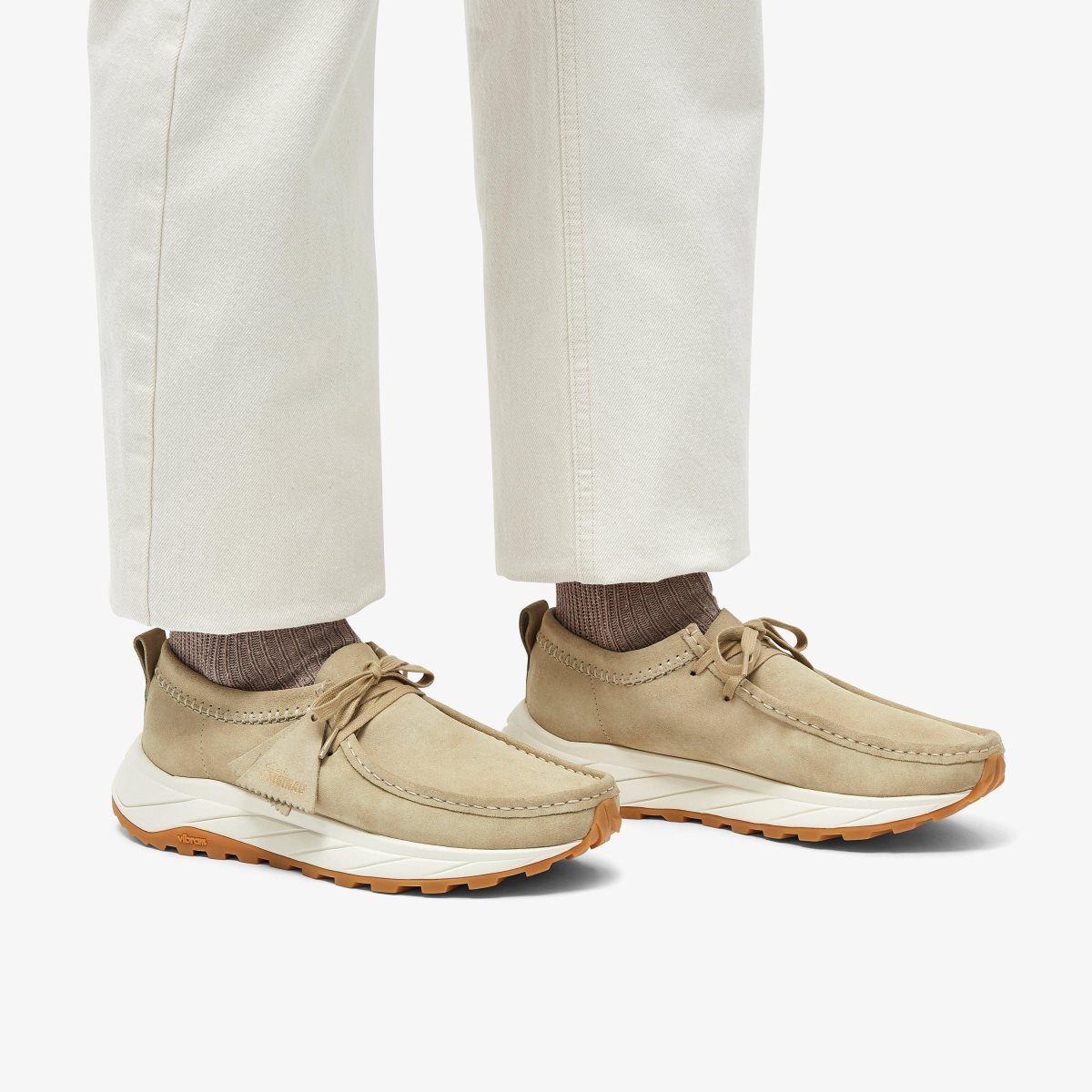 Wallabees Clarks Walla Eden Lo Maple Suede Hombre Maple | QKRL-25073