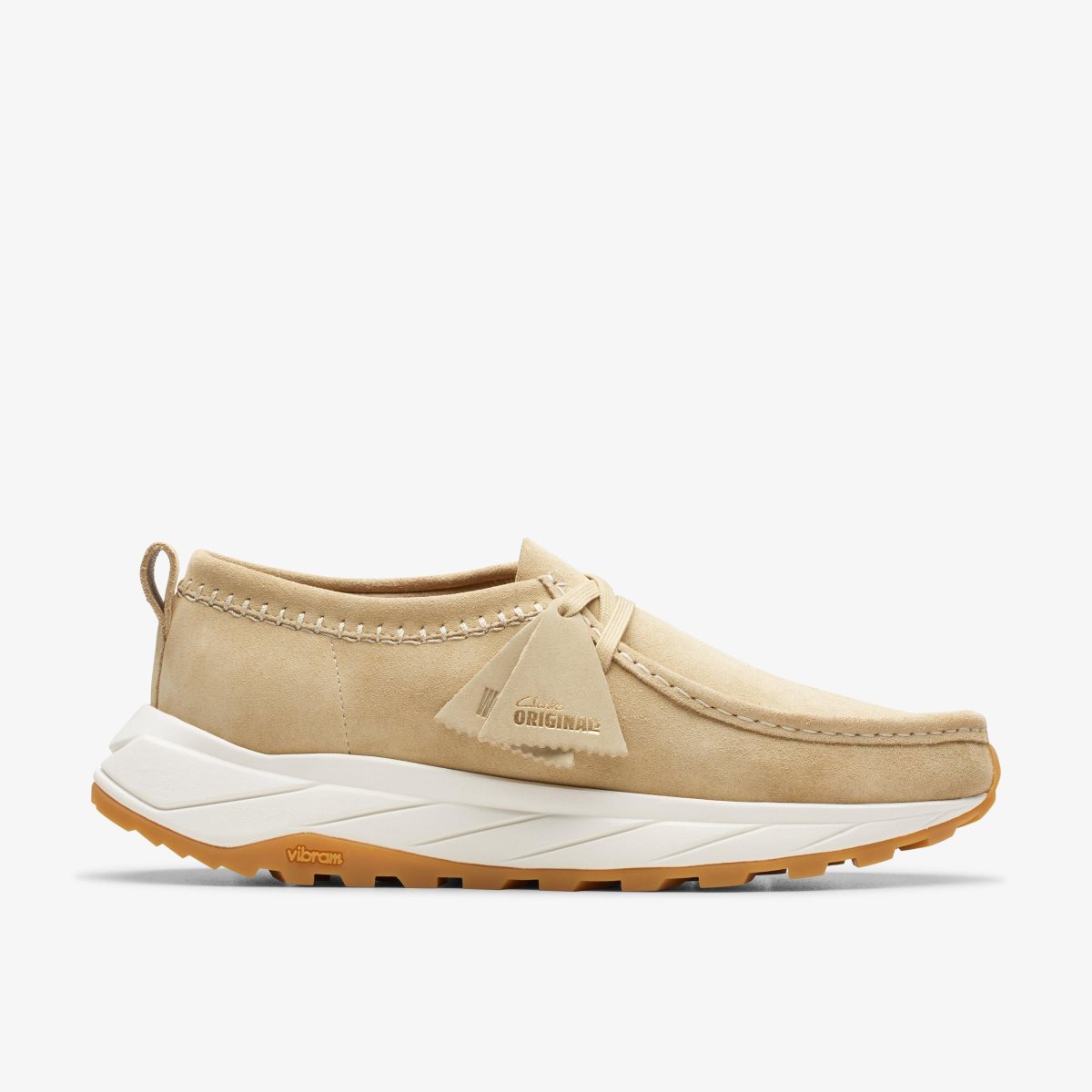 Wallabees Clarks Walla Eden Lo Maple Suede Hombre Maple | QKRL-25073