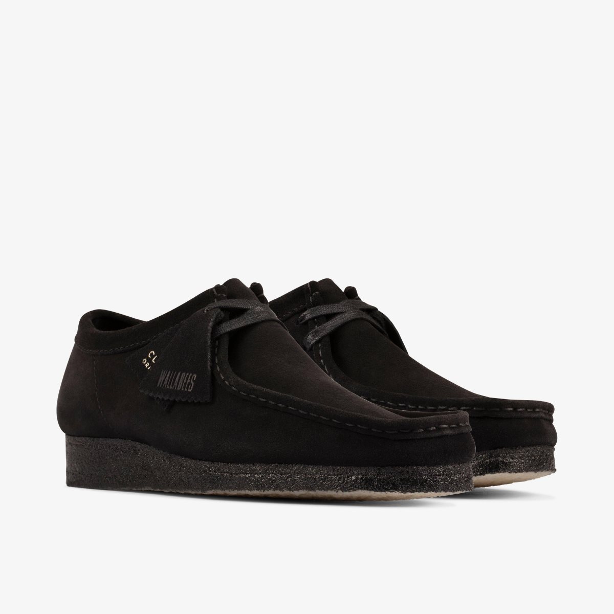 Wallabees Clarks Wallabee Black Suede Hombre undefined | AOGE-90278