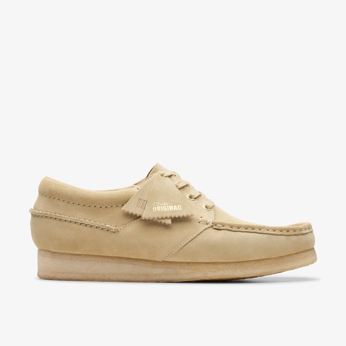 Wallabees Clarks Wallabee Boat Maple Suede Hombre Maple | CTPX-70194