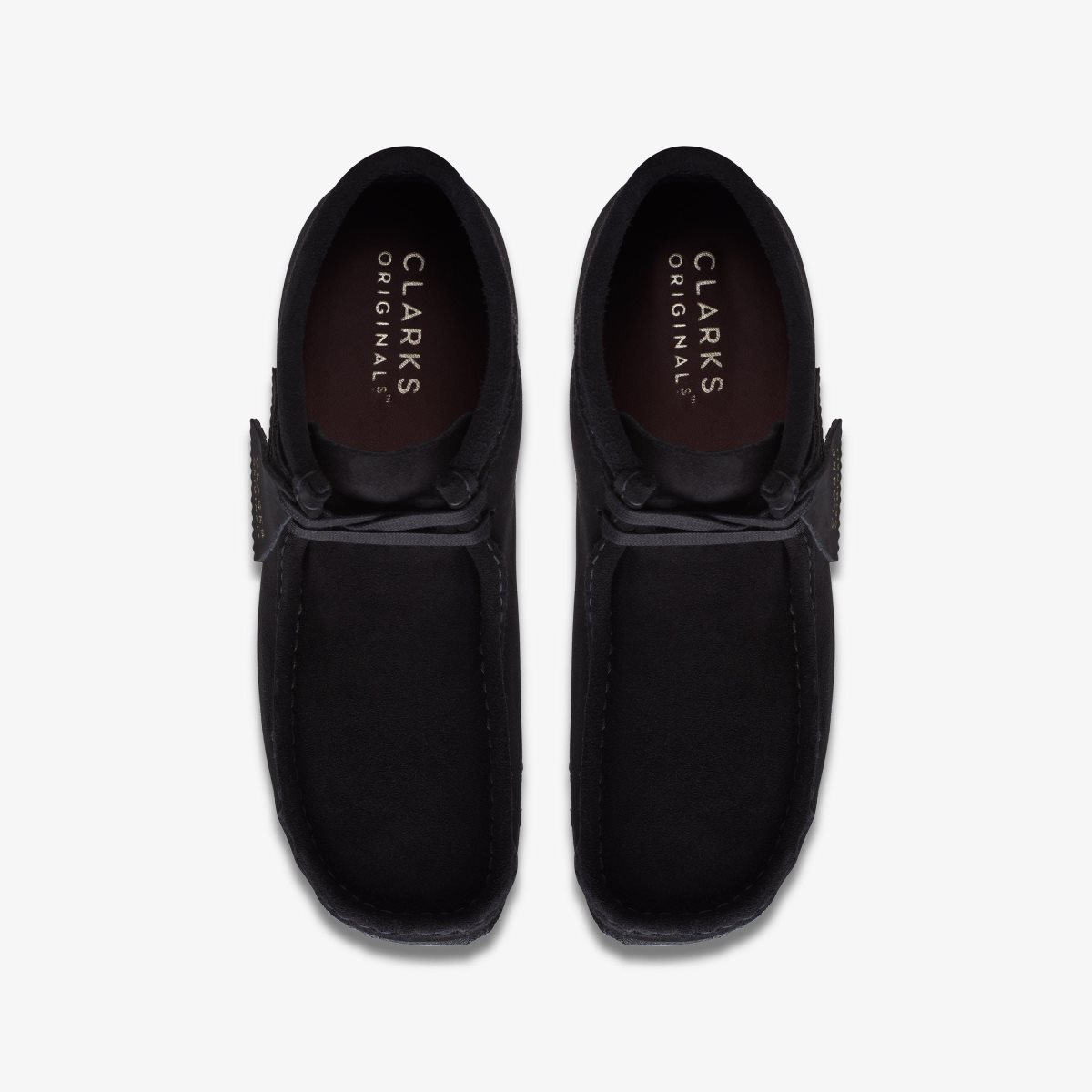 Wallabees Clarks Wallabee Boot Black Suede Hombre Negras | ZOSM-85412