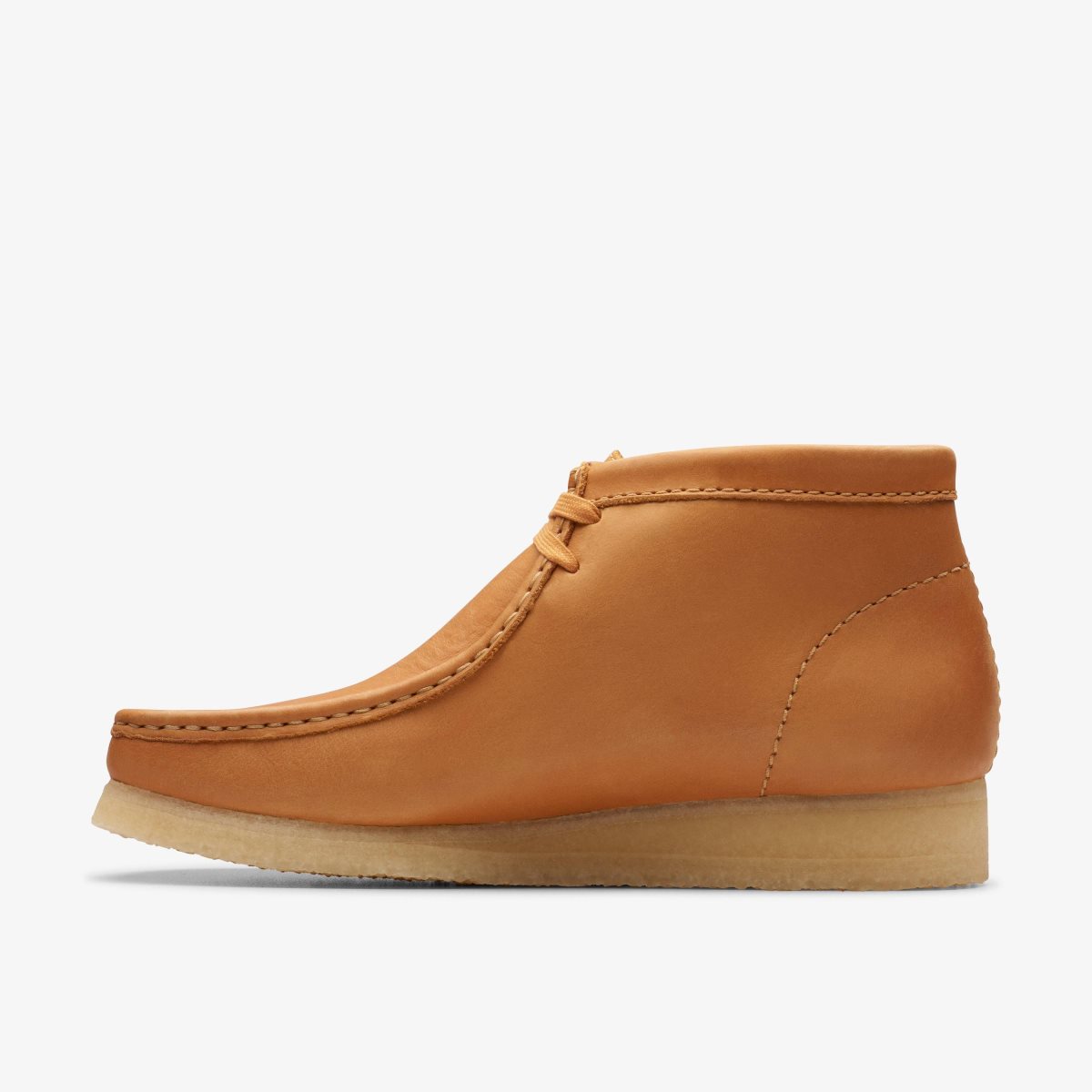 Wallabees Clarks Wallabee Boot Mid Tan Leather Hombre Marrones | NXLM-01649