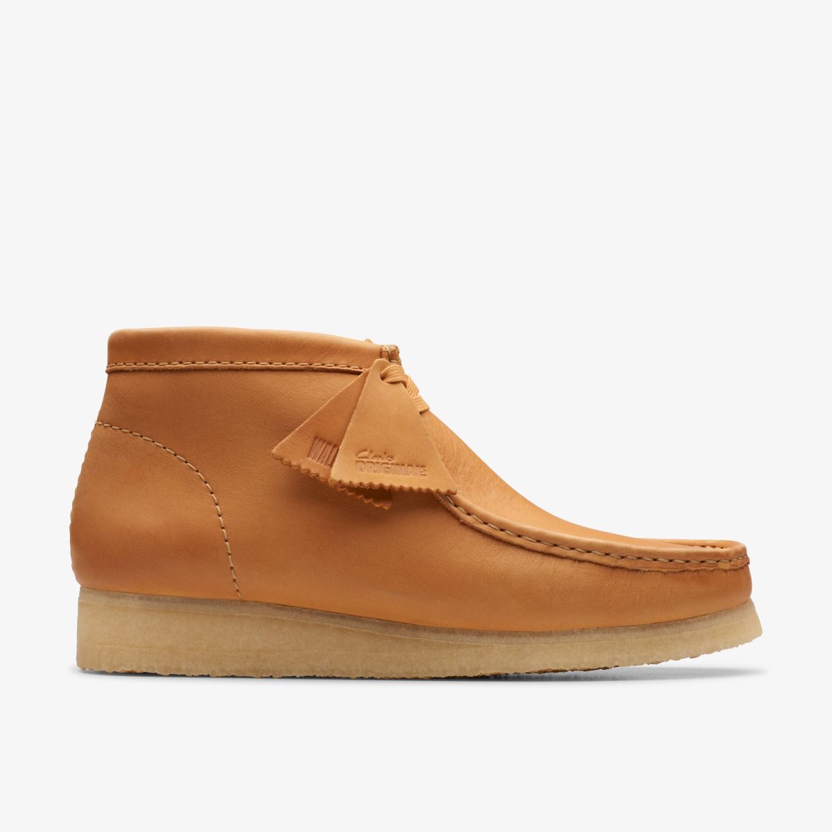 Wallabees Clarks Wallabee Boot Mid Tan Leather Hombre Marrones | NXLM-01649