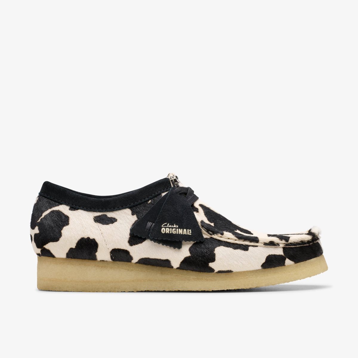 Wallabees Clarks Wallabee Cow Print HairOn Hombre Cow Print HairOn | UDCN-93071