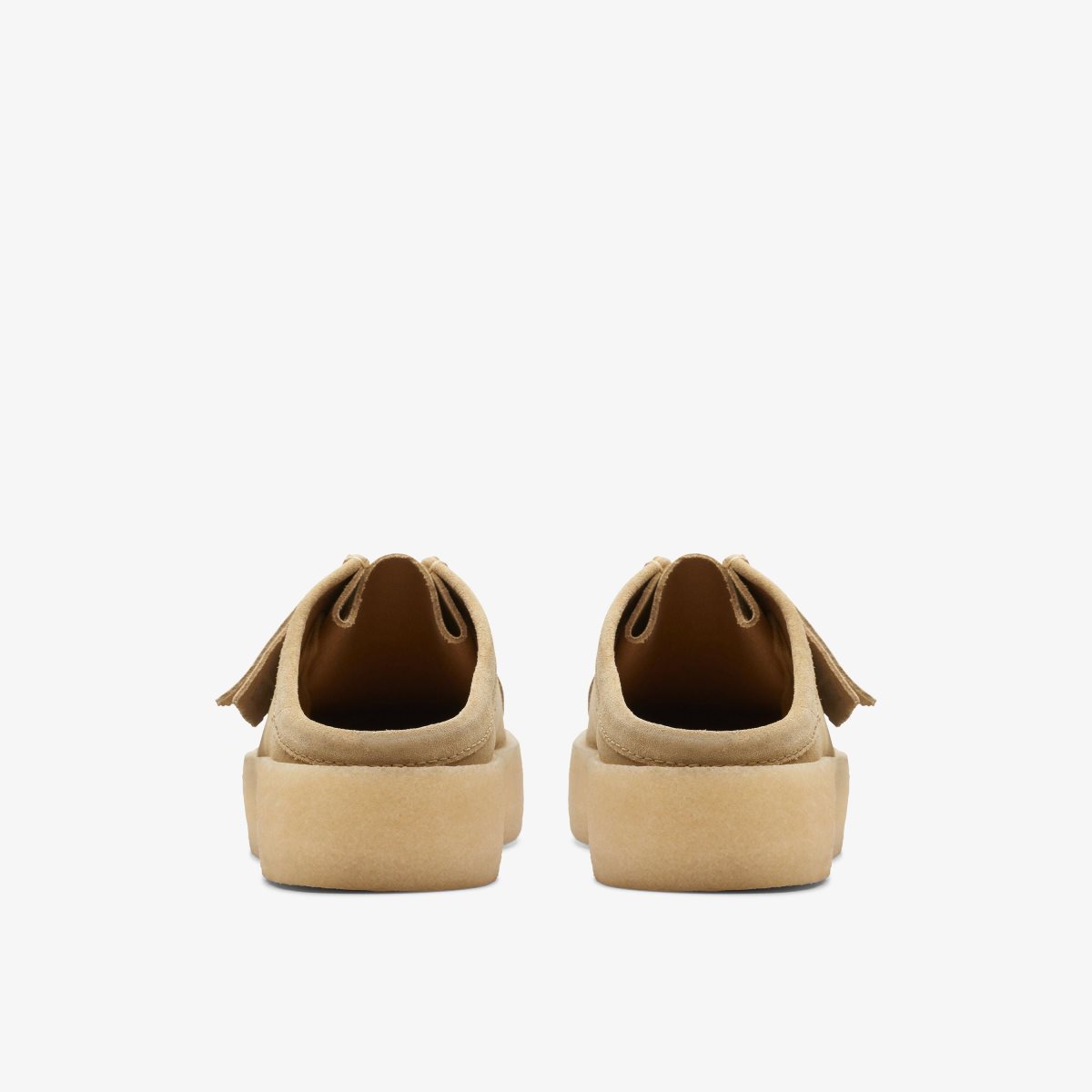 Wallabees Clarks Wallabee Cup Lo Maple Suede Hombre Maple | KHEM-92478