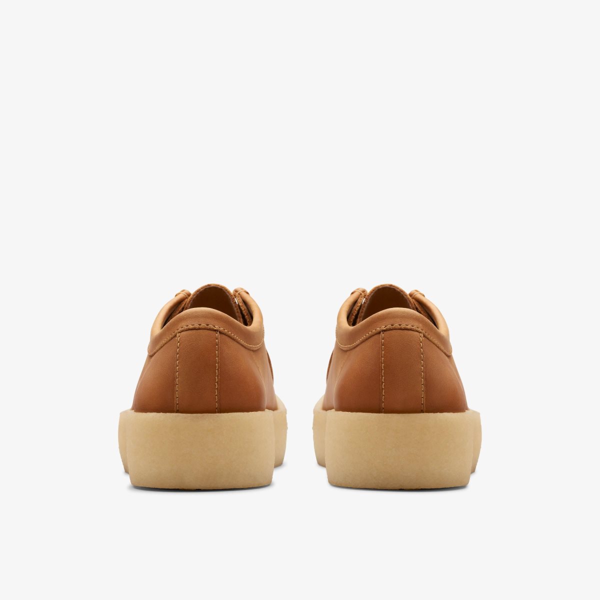 Wallabees Clarks Wallabee Cup Mid Tan Leather Hombre Marrones | DNBA-06182