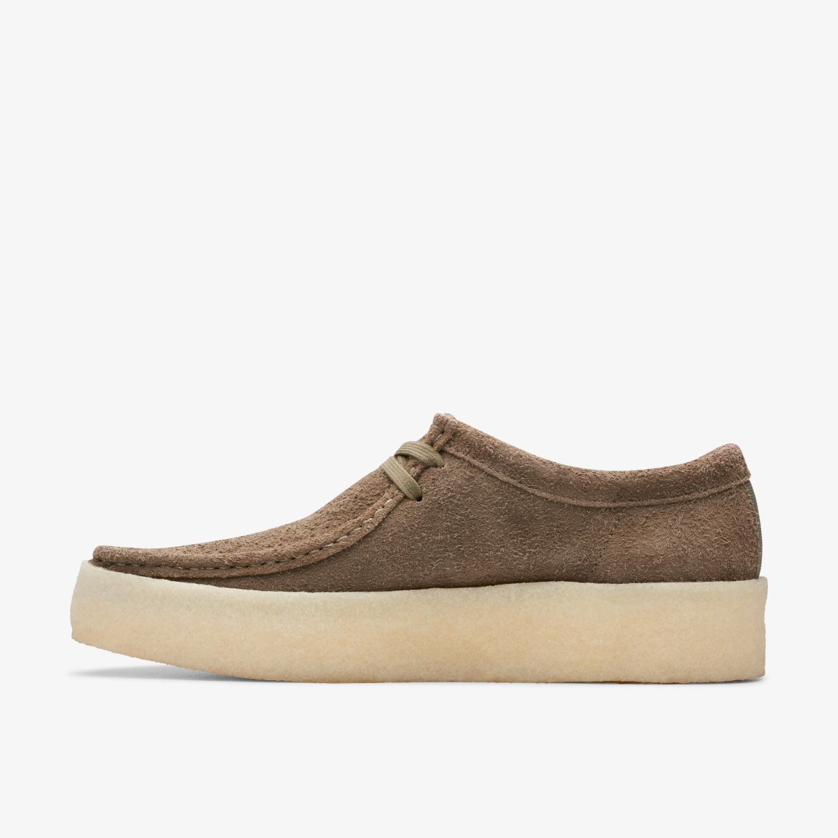 Wallabees Clarks Wallabee Cup Pale Khaki Suede Hombre Kaki | UZSD-08612