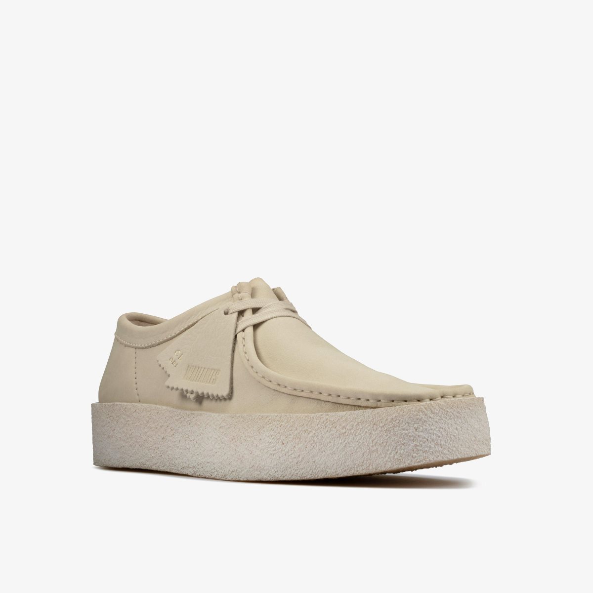 Wallabees Clarks Wallabee Cup White Nubuck Hombre Blancas | JCAR-26835