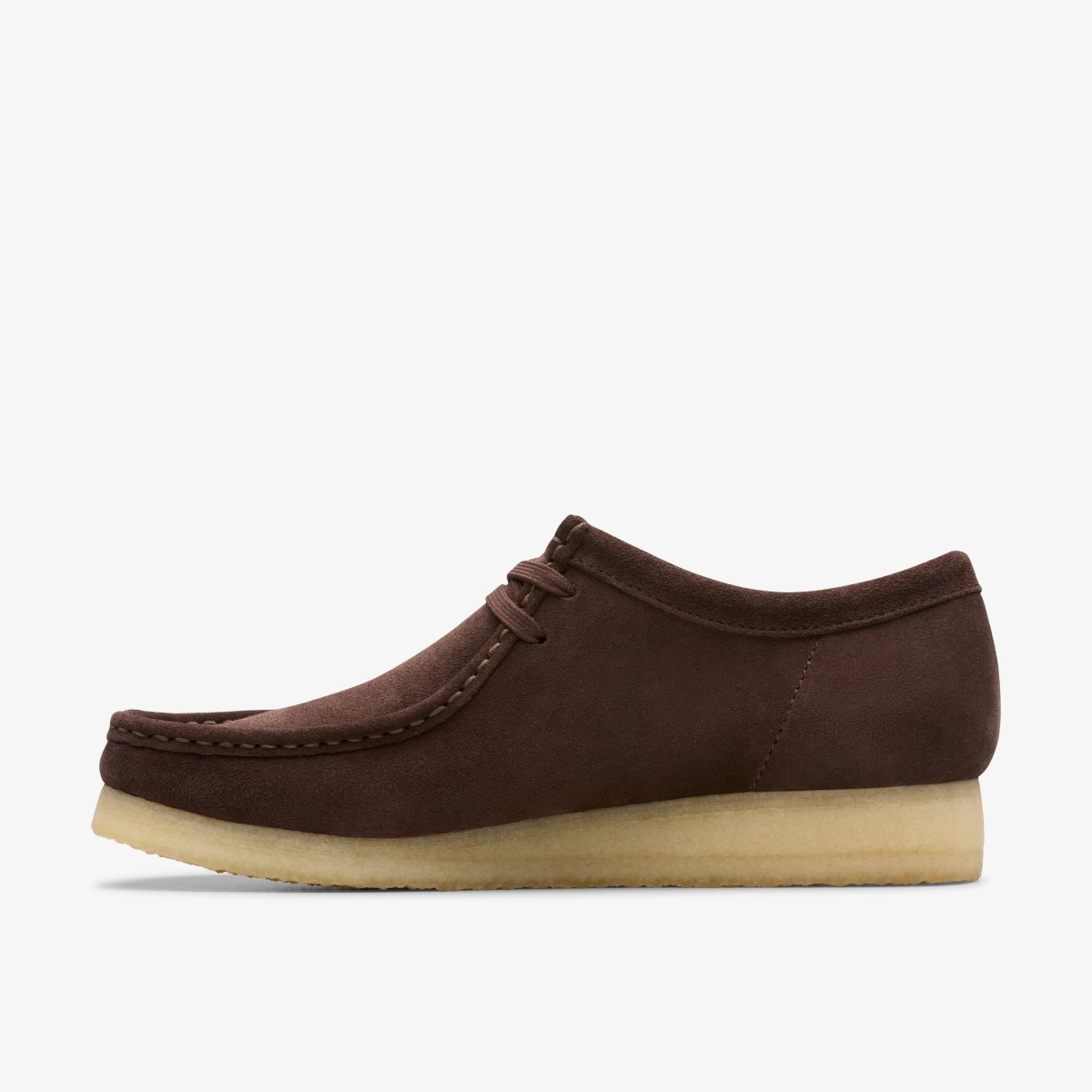 Wallabees Clarks Wallabee Dark Brown Suede Hombre Marrones Oscuro | EMKA-52918