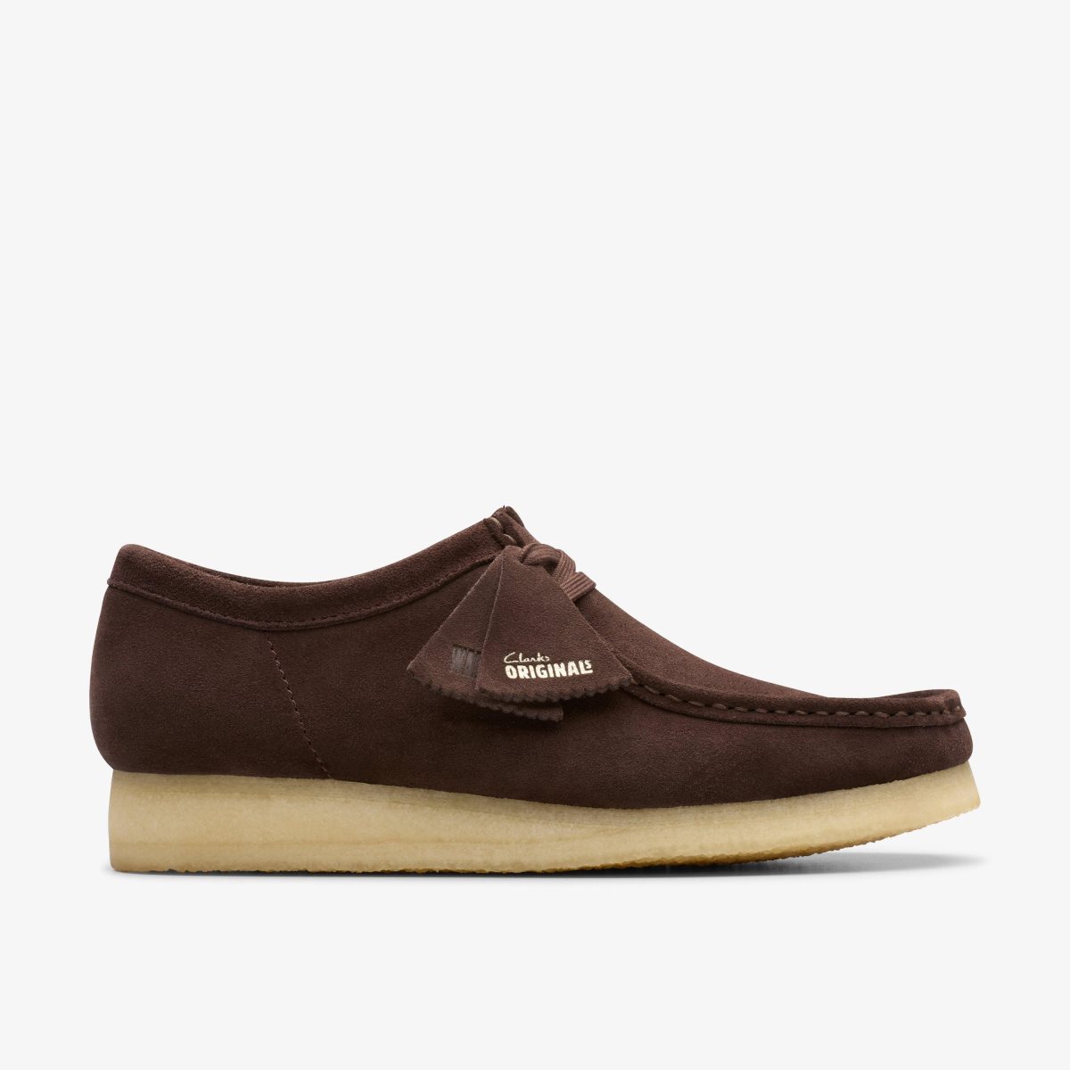 Wallabees Clarks Wallabee Dark Brown Suede Hombre Marrones Oscuro | EMKA-52918