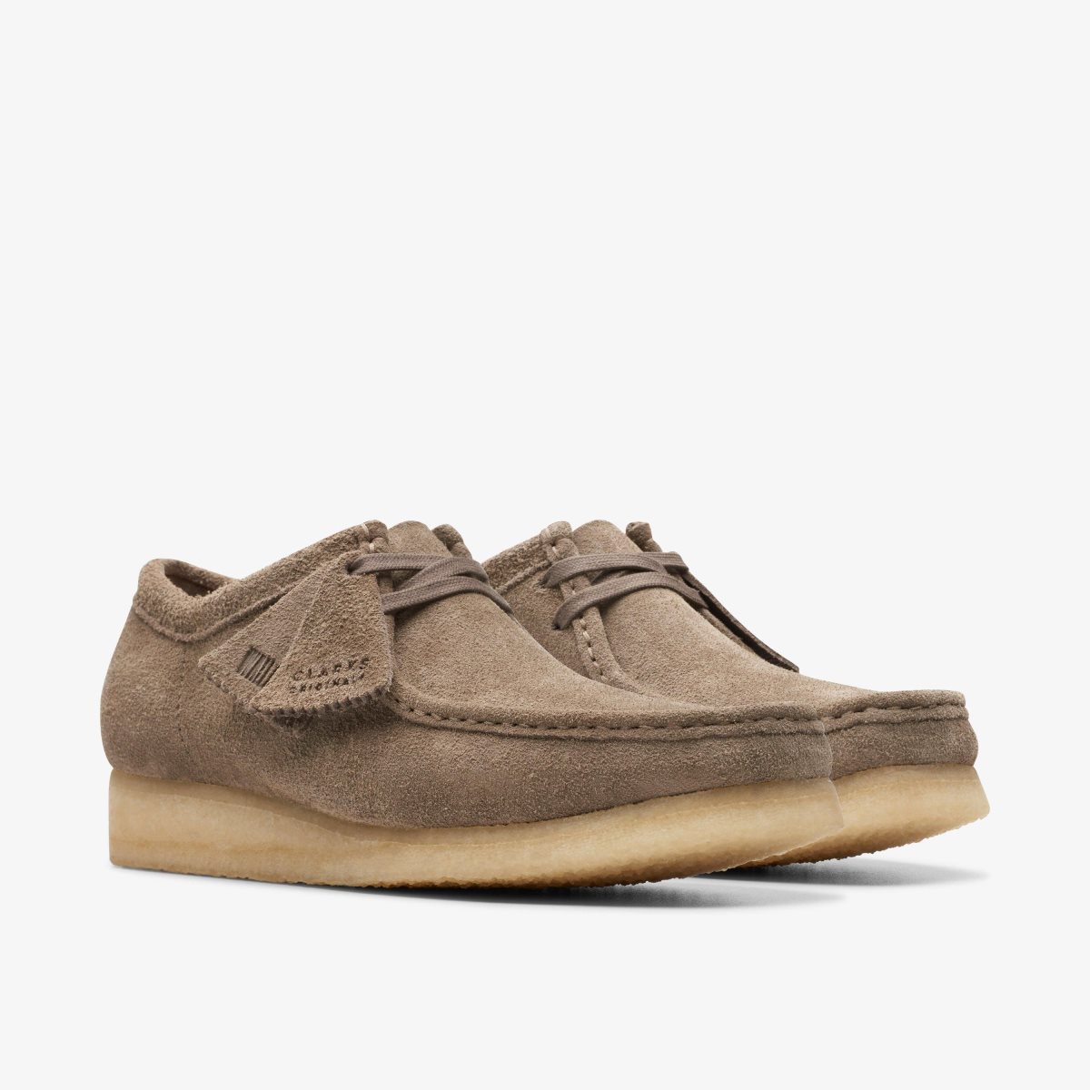 Wallabees Clarks Wallabee Dark Grey Suede Hombre Gris Oscuro | CTXR-78594