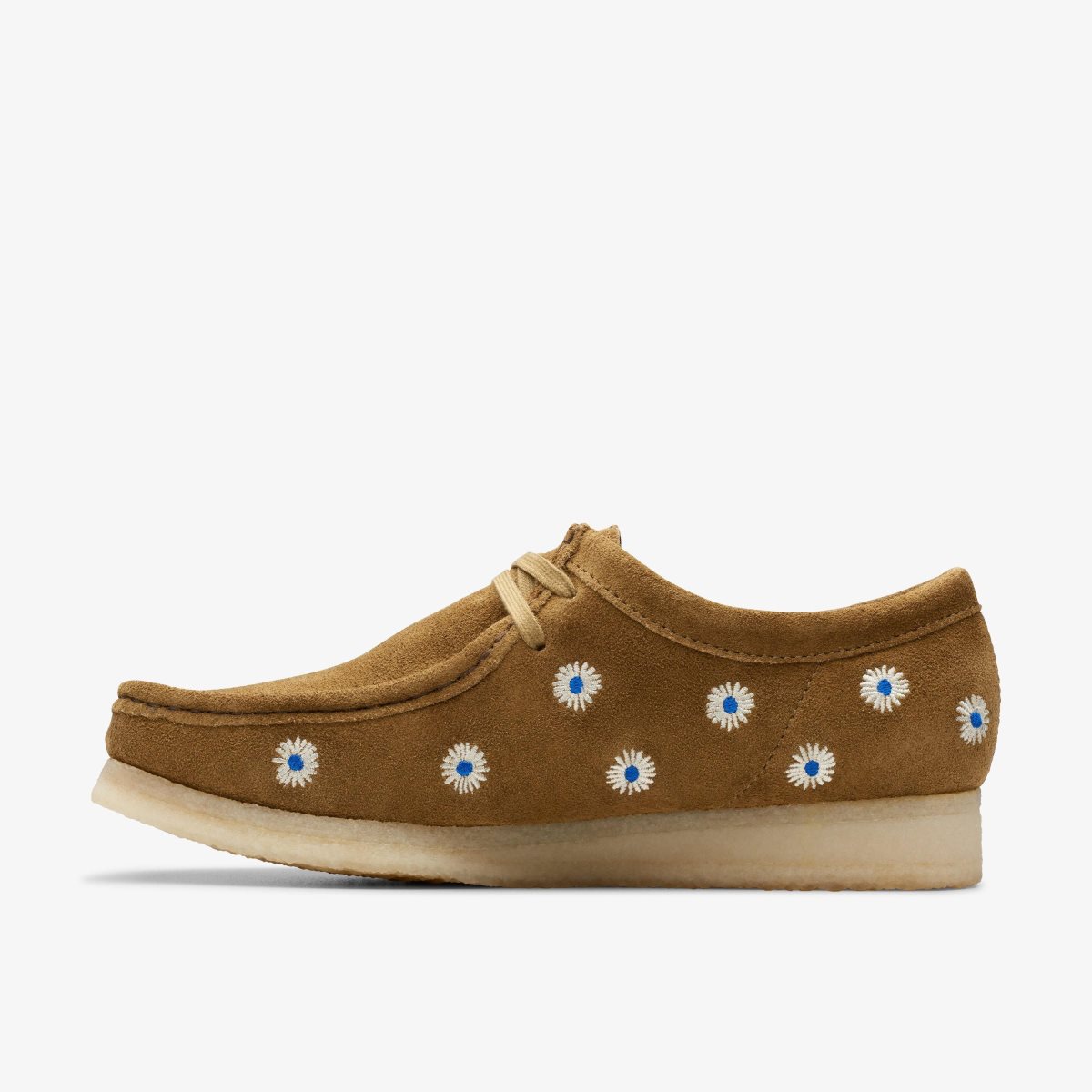 Wallabees Clarks Wallabee Dark Olive Embroidery Hombre Verde Oliva Oscuro | GIYT-18342