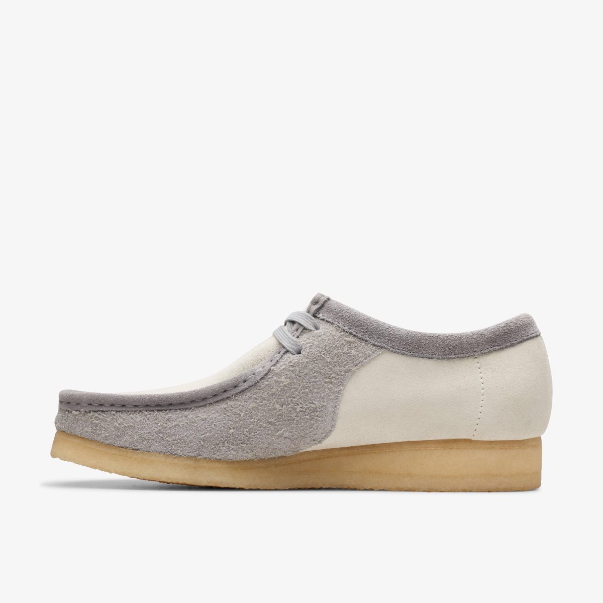 Wallabees Clarks Wallabee Grey/Off White Hombre undefined | TWBE-17965