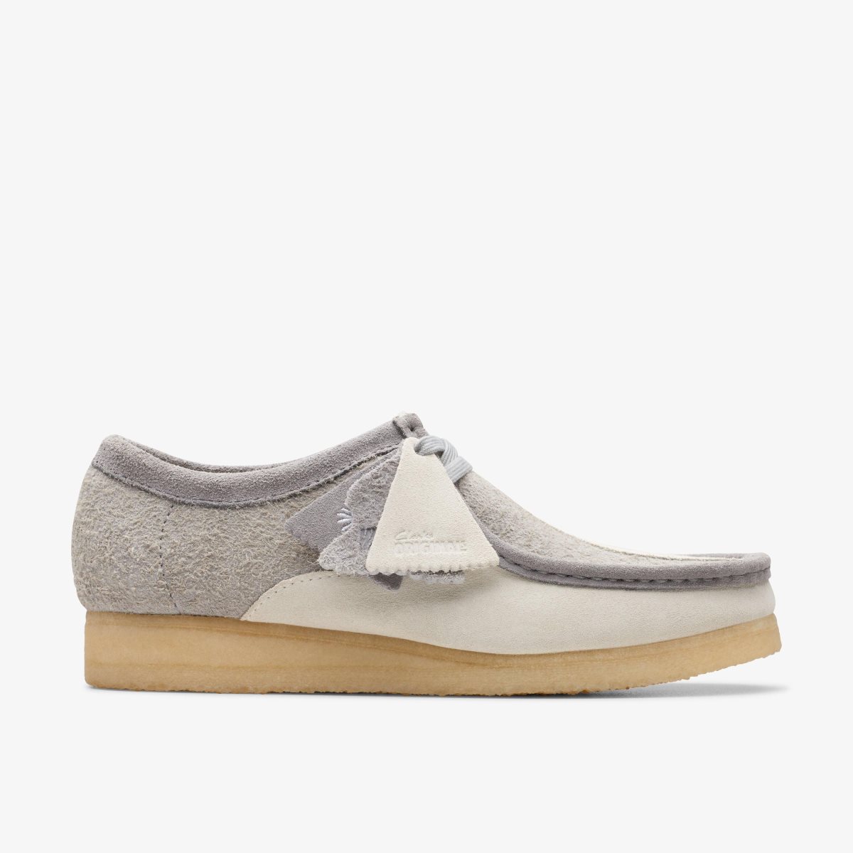 Wallabees Clarks Wallabee Grey/Off White Hombre undefined | TWBE-17965