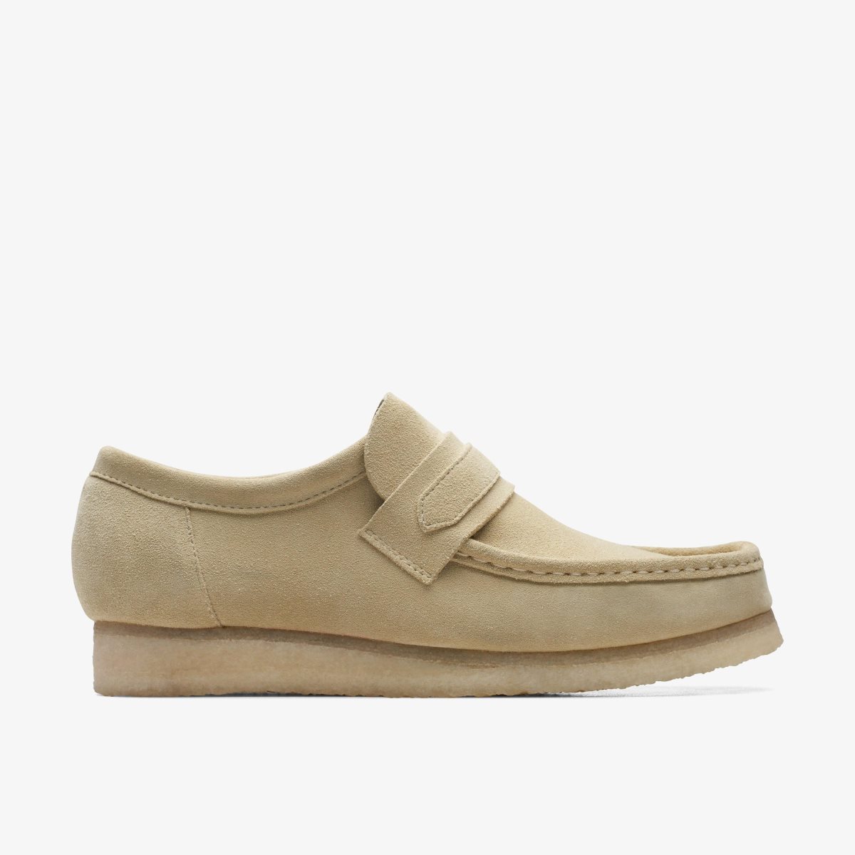 Wallabees Clarks Wallabee Loafer Maple Suede Hombre Maple | PBFG-16283