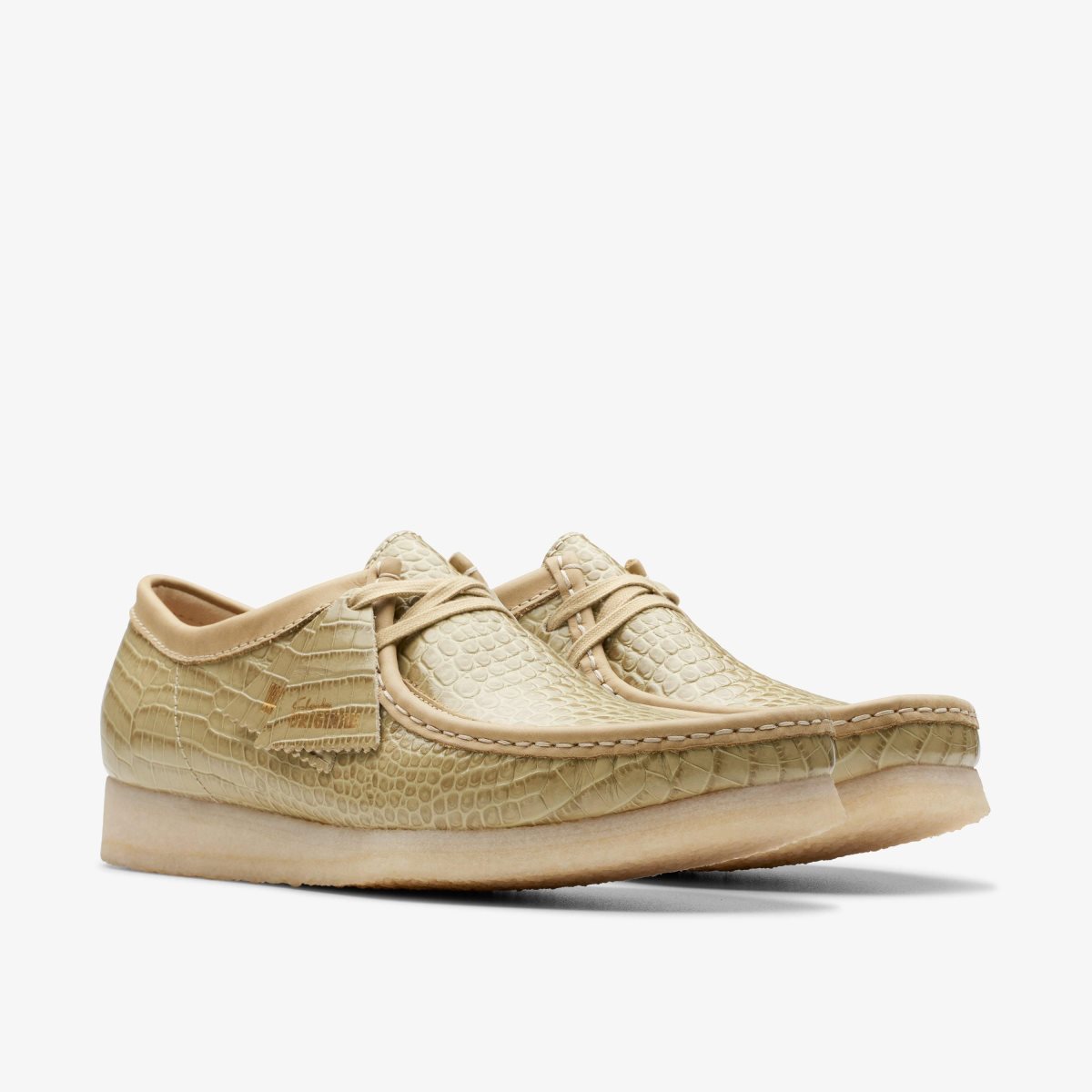 Wallabees Clarks Wallabee Maple Crocodile Hombre Maple Crocodile | RUGE-43629