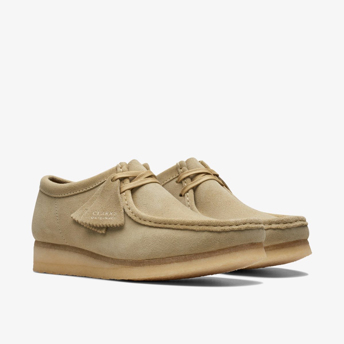 Wallabees Clarks Wallabee Maple Suede Hombre Maple | YFRM-79152