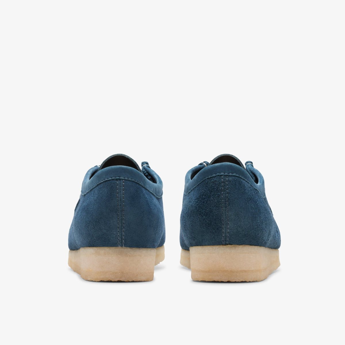 Wallabees Clarks Wallabee Navy/Teal Suede Hombre Azul Marino Turquesa | QHTS-69302