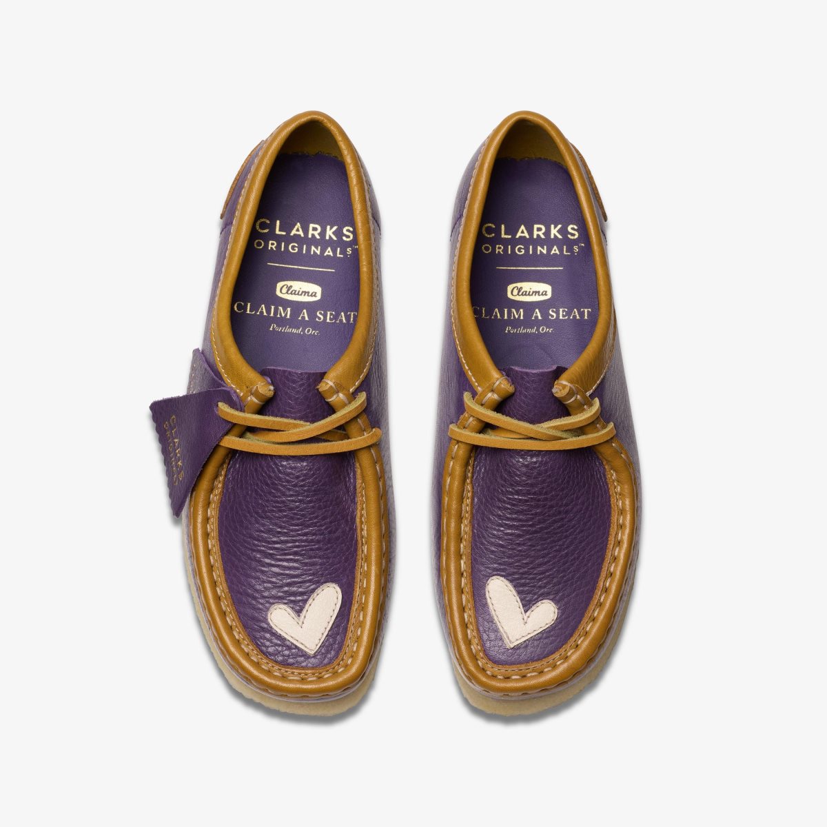 Wallabees Clarks Wallabee X Claima Purple Combination Hombre Moradas | WMJT-94078