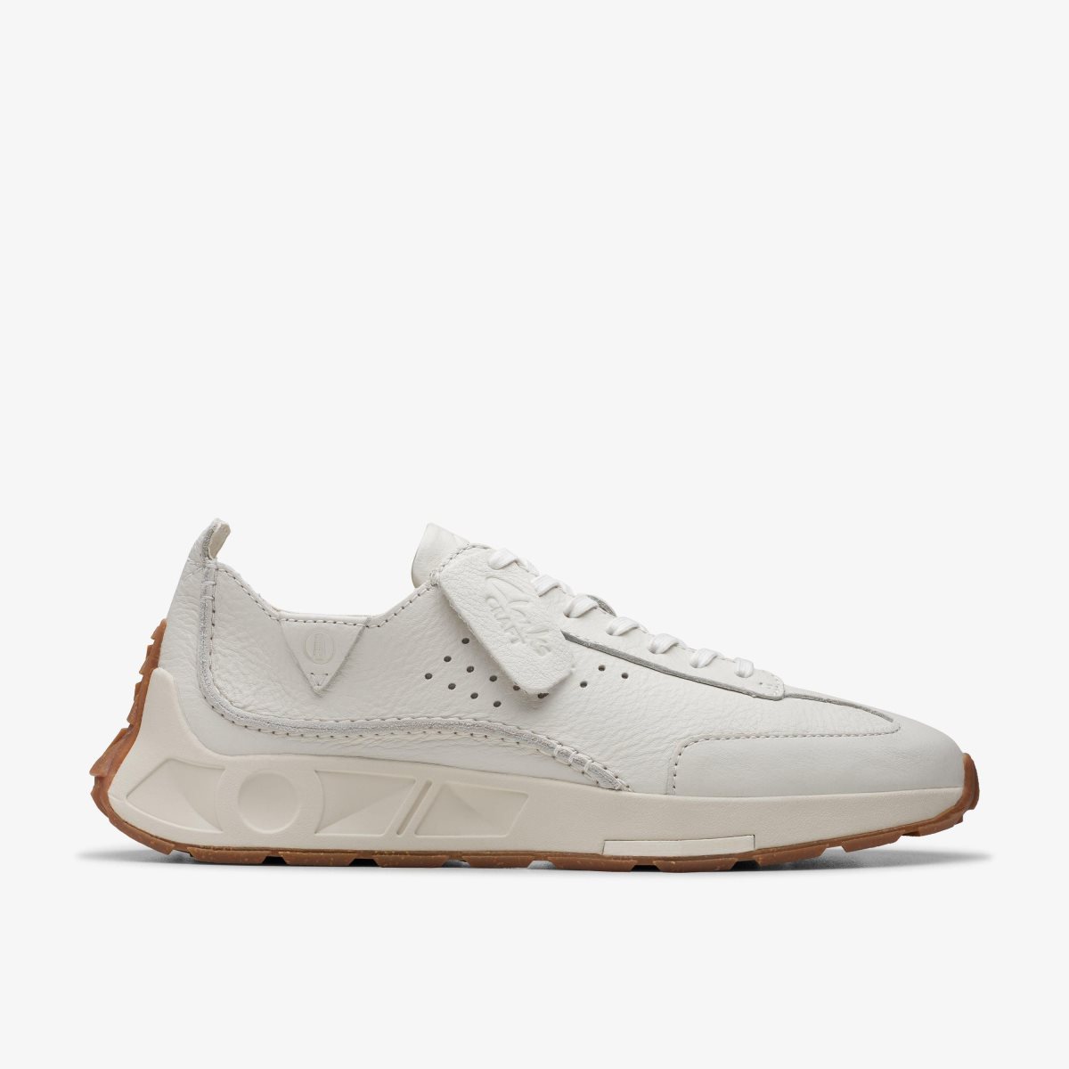 Zapatillas Clarks Craft Speed White Leather Hombre Blancas | CULN-31452