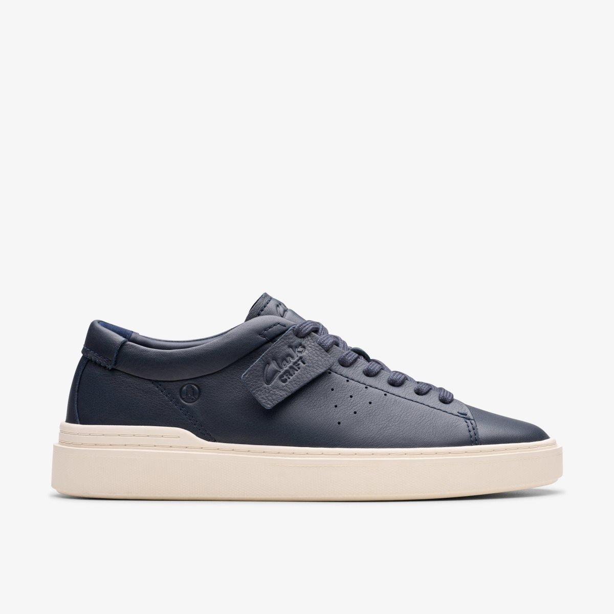 Zapatillas Clarks Craft Swift Navy Leather Hombre Azul Marino | HIZG-45903