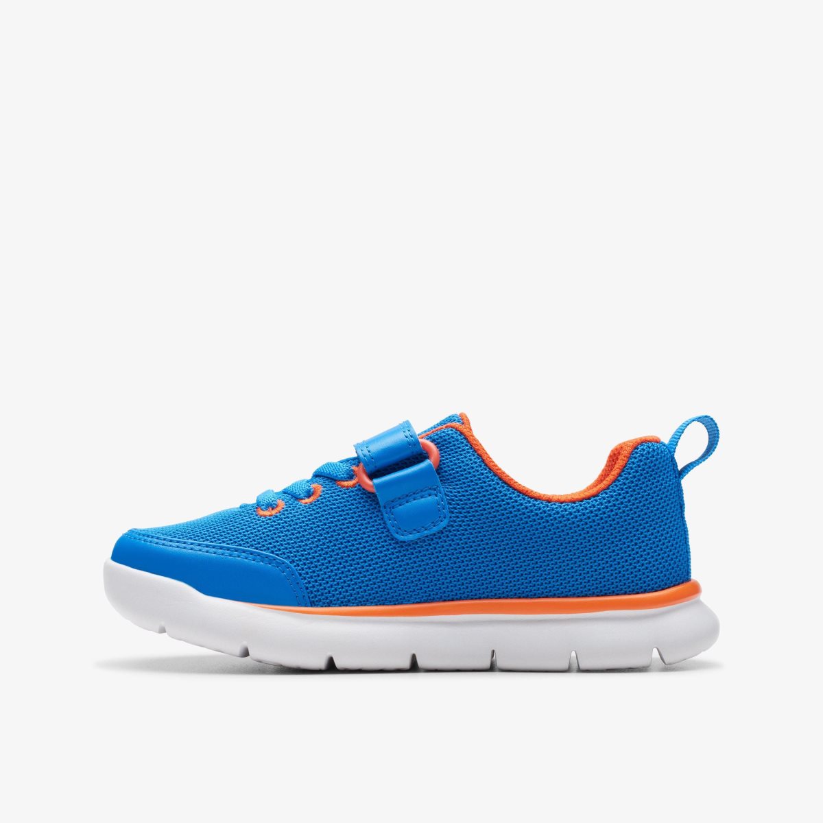 Zapatillas Clarks Hoop Run Kid Blue Synthetic Niños Azules | NTAW-53027