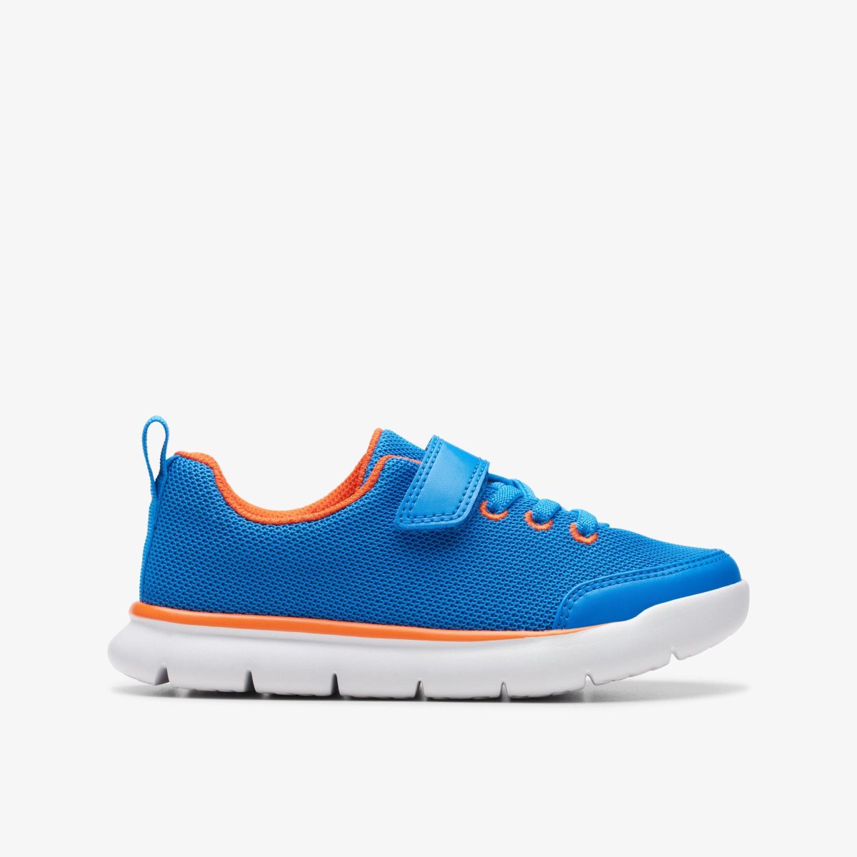 Zapatillas Clarks Hoop Run Kid Blue Synthetic Niños Azules | NTAW-53027