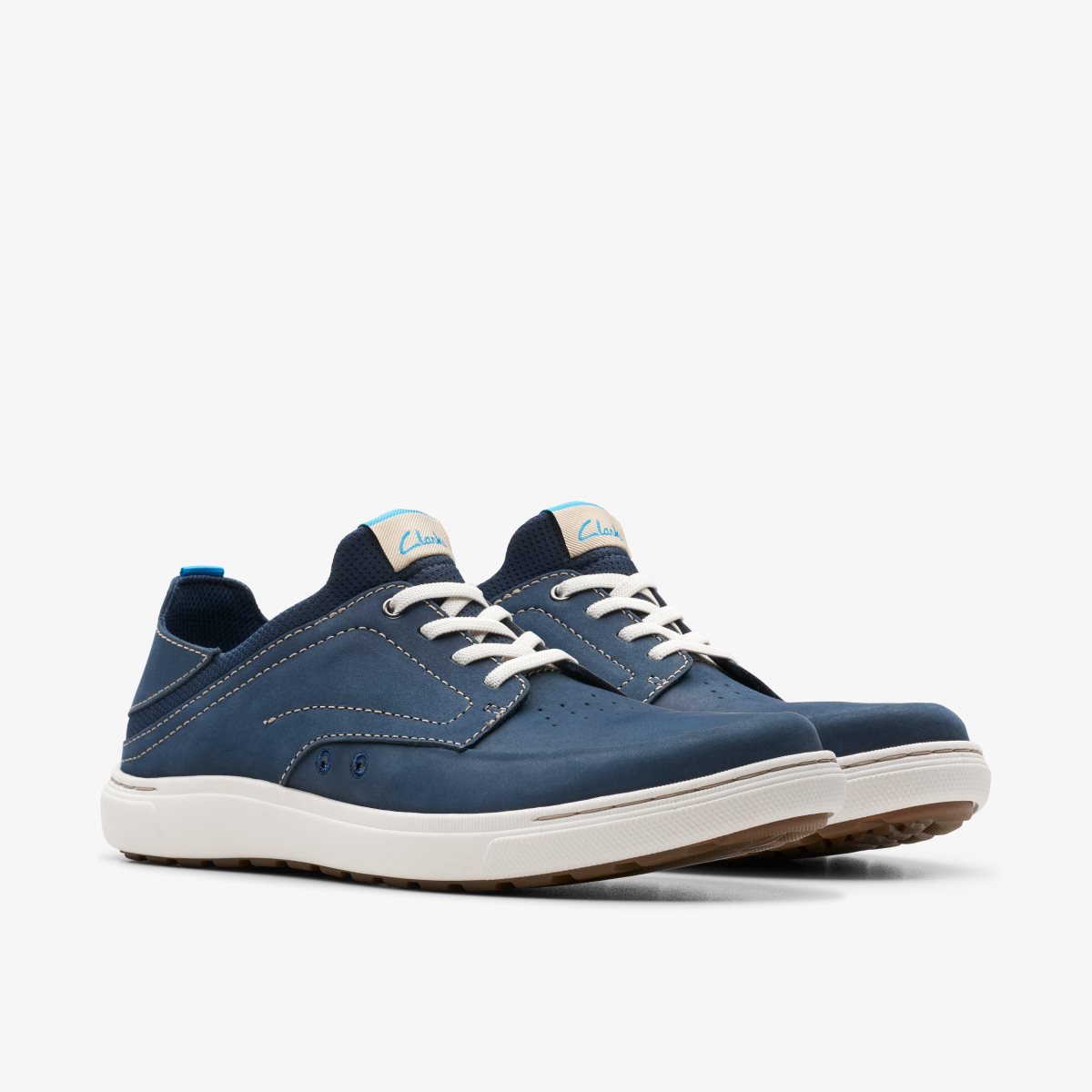 Zapatillas Clarks Mapstone Easy Navy Nubuck Hombre Azul Marino | KYMR-19038