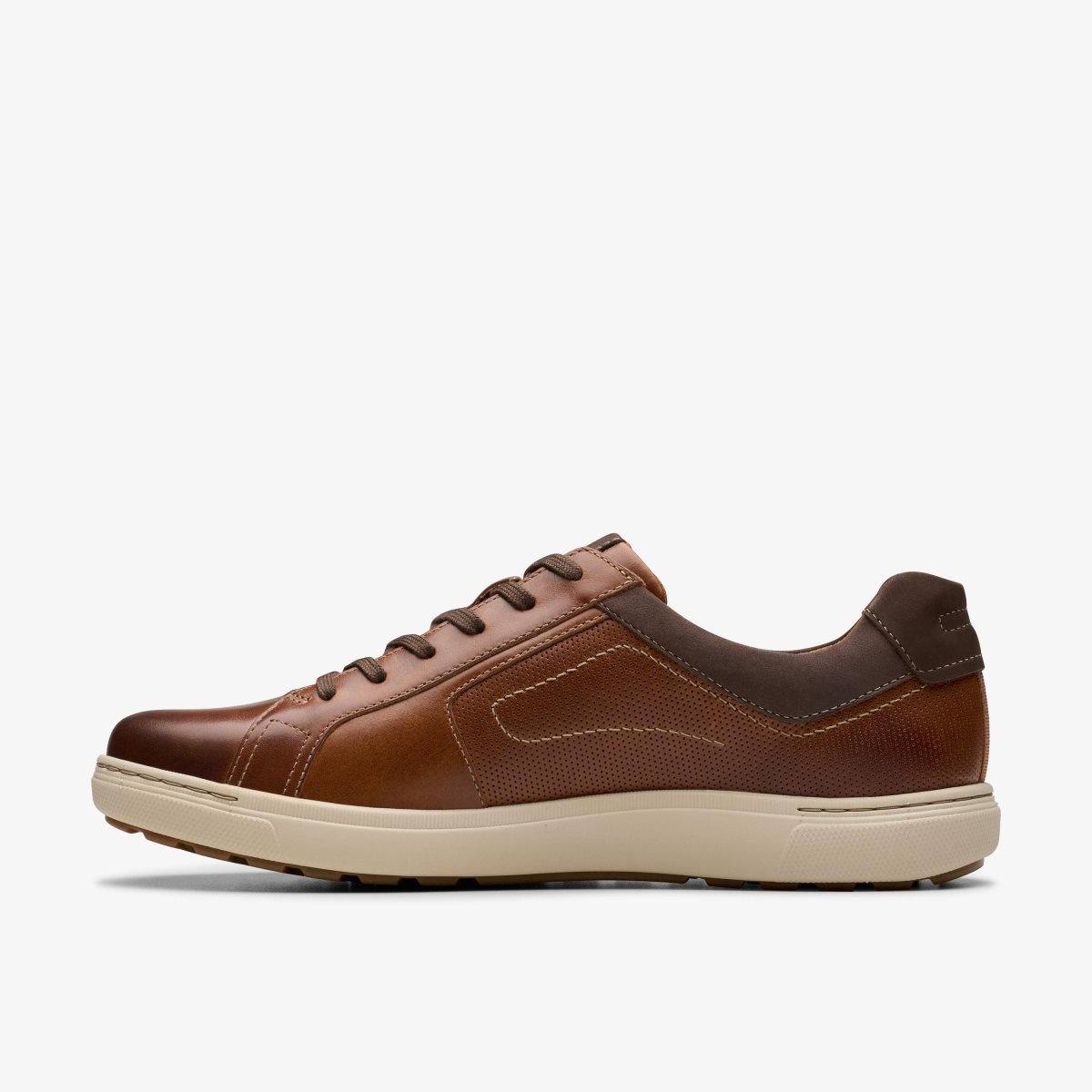 Zapatillas Clarks Mapstone Lace Tan Leather Hombre Marrones | UEKD-47062