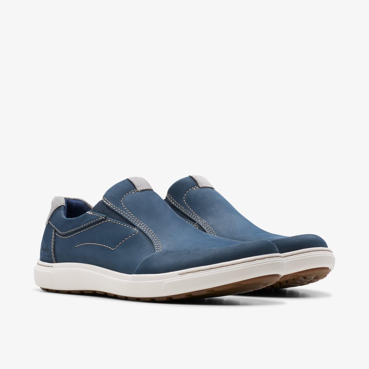 Zapatillas Clarks Mapstone Step Navy Nubuck Hombre Azul Marino | OFMJ-02416