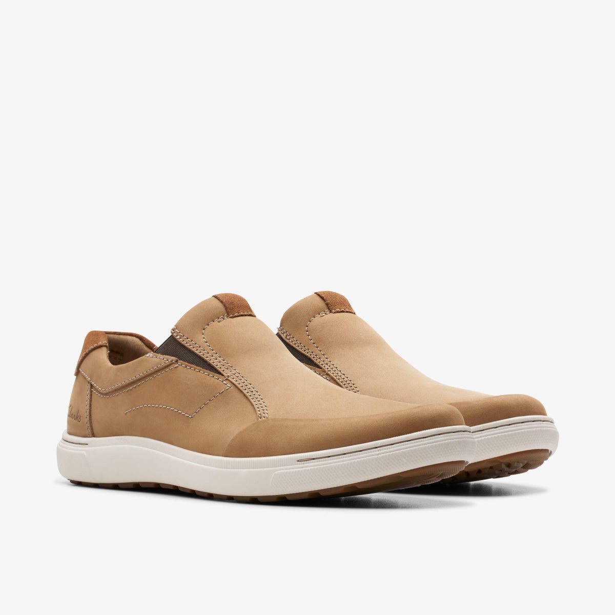 Zapatillas Clarks Mapstone Step Sand Nubuck Hombre Marrones | RCGZ-03957