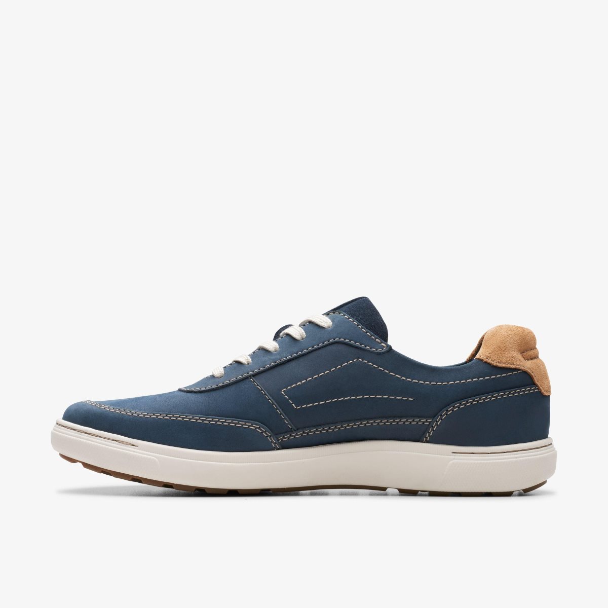 Zapatillas Clarks Mapstone Trail Navy Nubuck Hombre Azul Marino | QYBC-79685