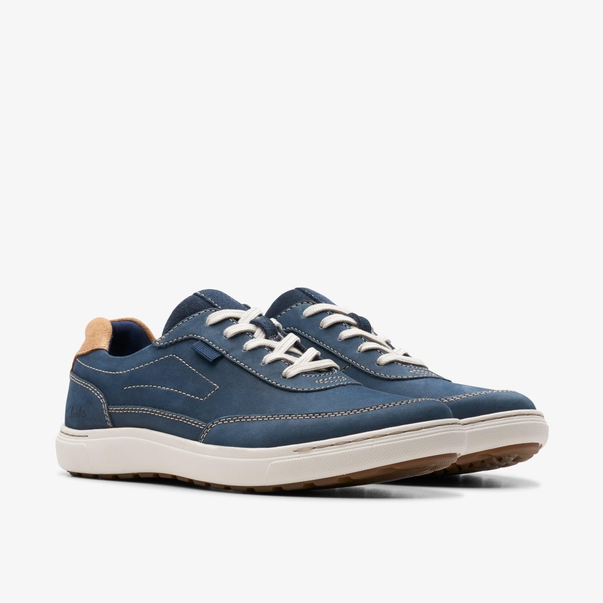 Zapatillas Clarks Mapstone Trail Navy Nubuck Hombre Azul Marino | QYBC-79685