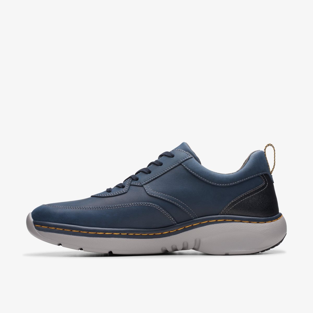 Zapatillas Clarks Pro Lace Navy Leather Hombre Azul Marino | LZMQ-92137