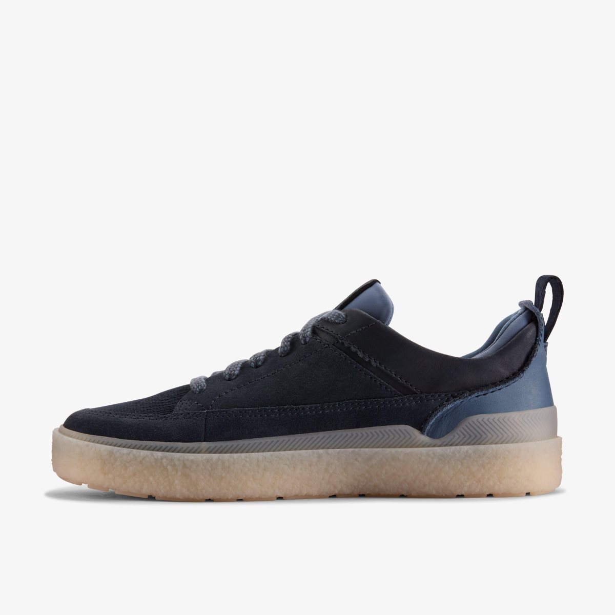 Zapatillas Clarks Somerset Lace Navy Suede Hombre Azul Marino | EOCI-97014