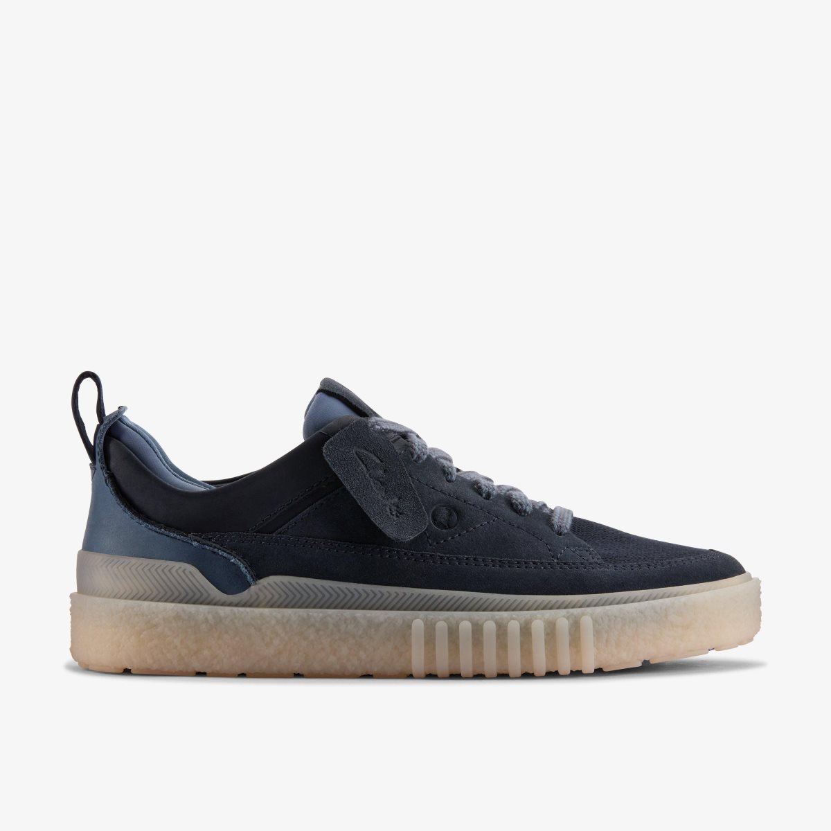 Zapatillas Clarks Somerset Lace Navy Suede Hombre Azul Marino | EOCI-97014