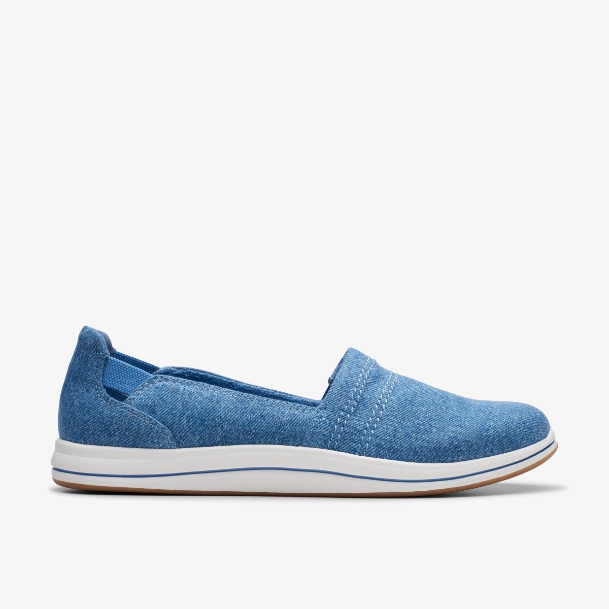 Zapatillas Sin Cordones Clarks Breeze Step II Blue Interest Mujer Azules | XRTQ-93580