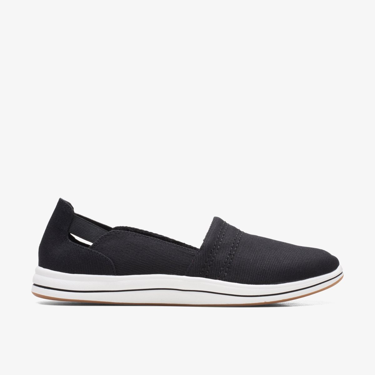 Zapatillas Sin Cordones Clarks Breeze Step II Black Mujer Negras | ZHUG-83091