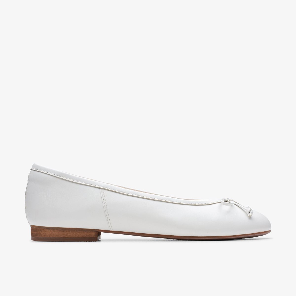 Zapatillas Sin Cordones Clarks FAWNA LILY White Leather Mujer Blancas | BOQW-18209